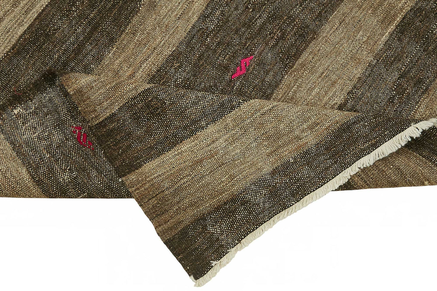 7x12 Authentic Turkish Goat Hair Kilim - 23639