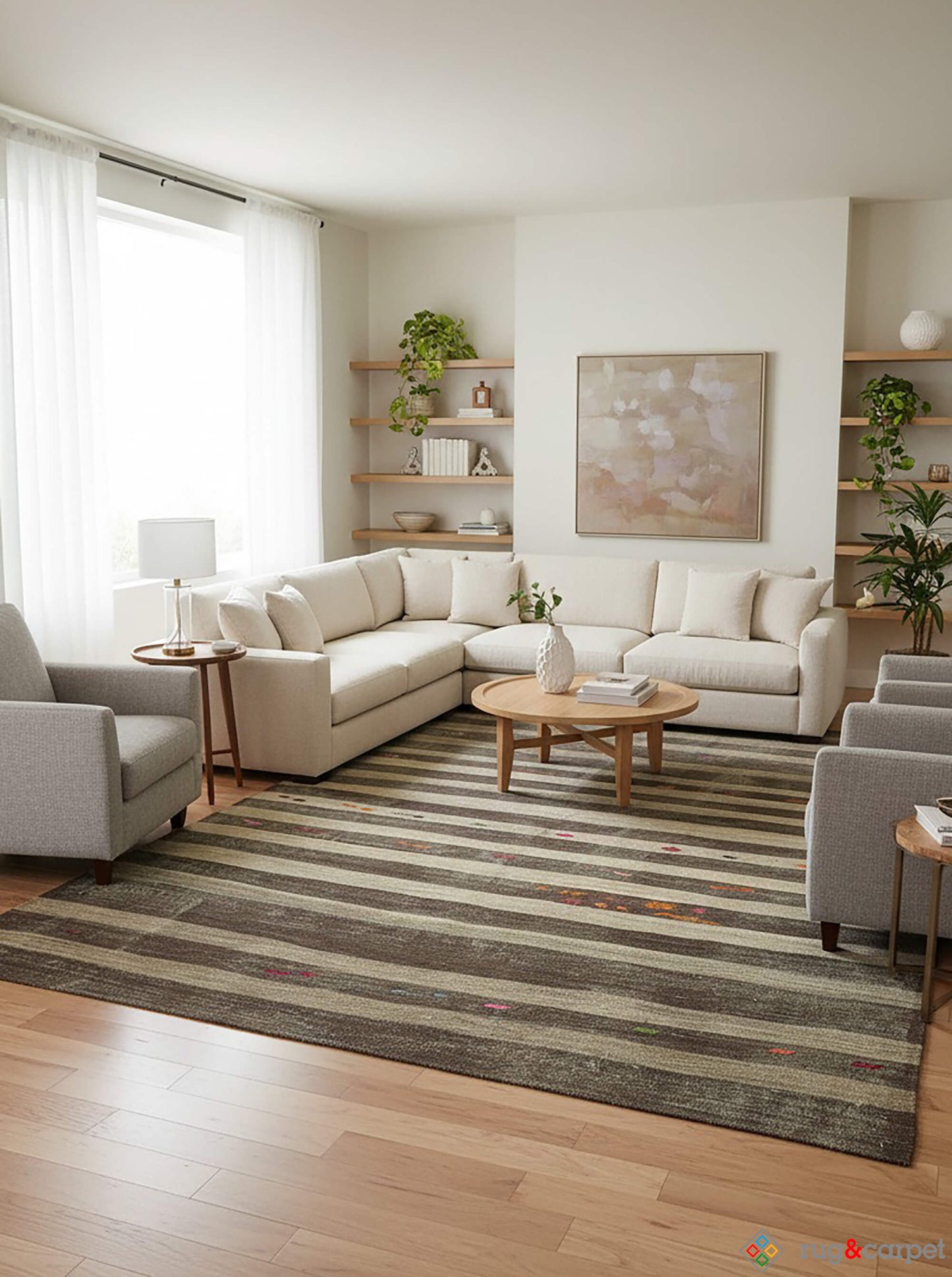 7x12 Authentic Turkish Goat Hair Kilim - 23639