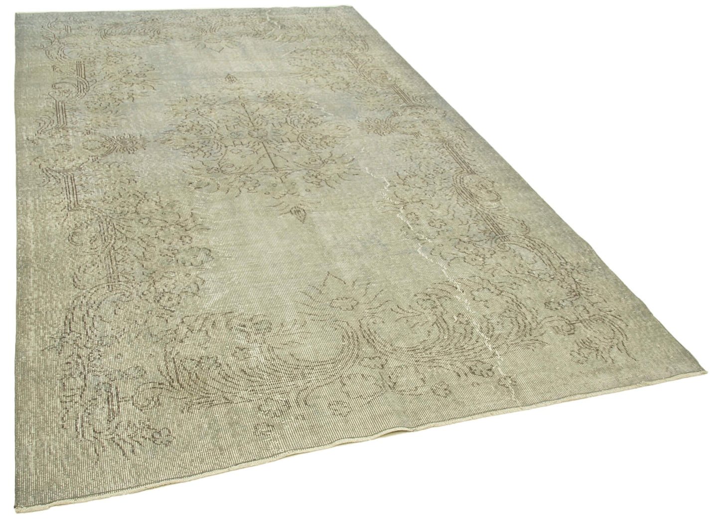 6x10 Grey Overdyed Rug - 23725