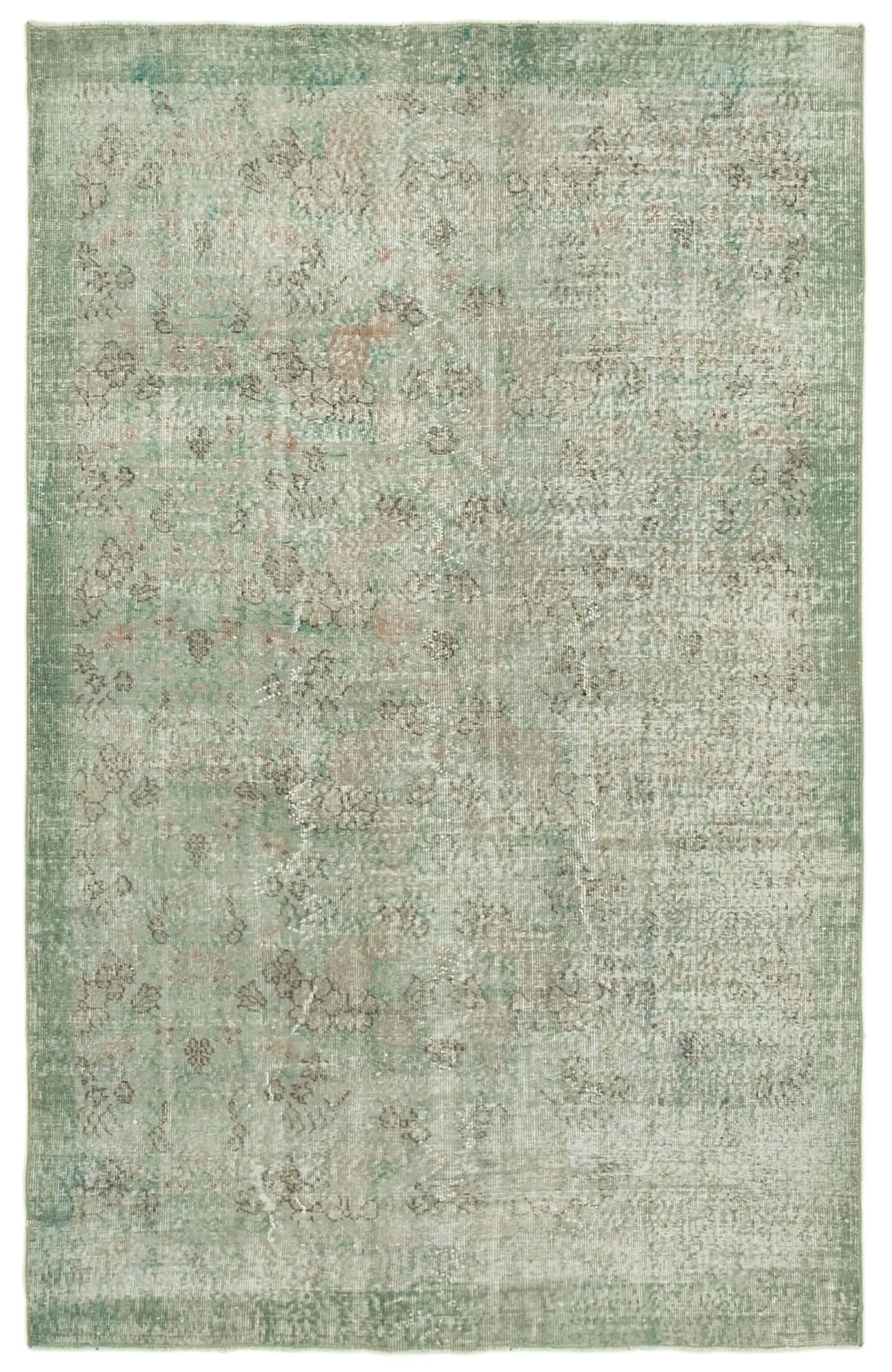6x9 Blue Overdyed Rug - 23732