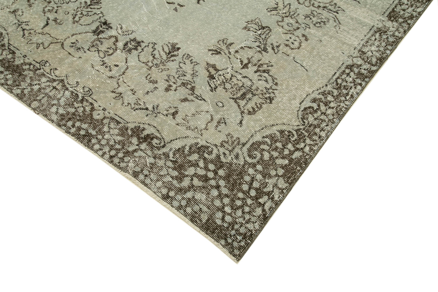 5x9 Grey Overdyed Rug - 23733