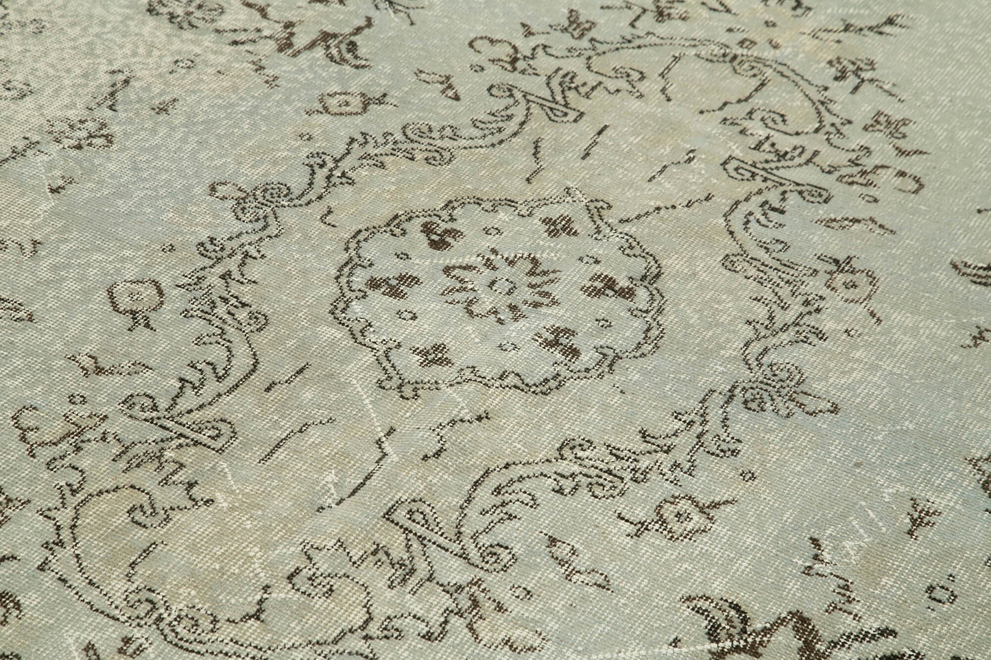 5x9 Grey Overdyed Rug - 23733