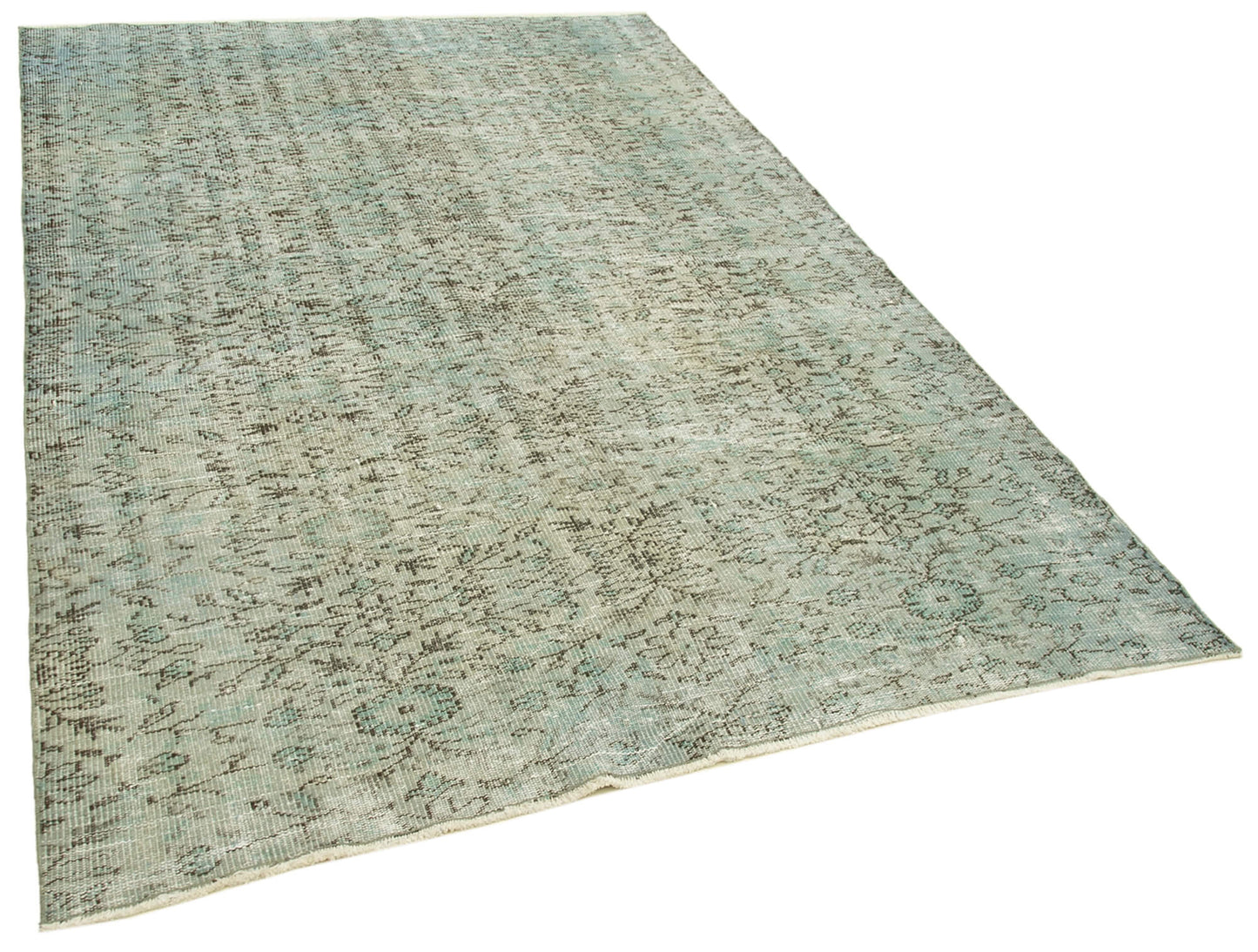 6x9 Blue Overdyed Rug - 23751