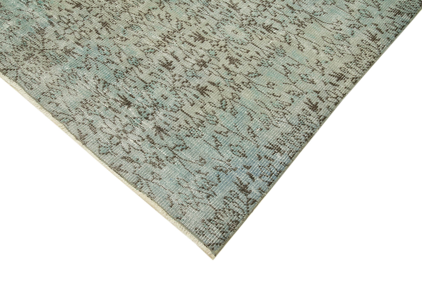 6x9 Blue Overdyed Rug - 23751