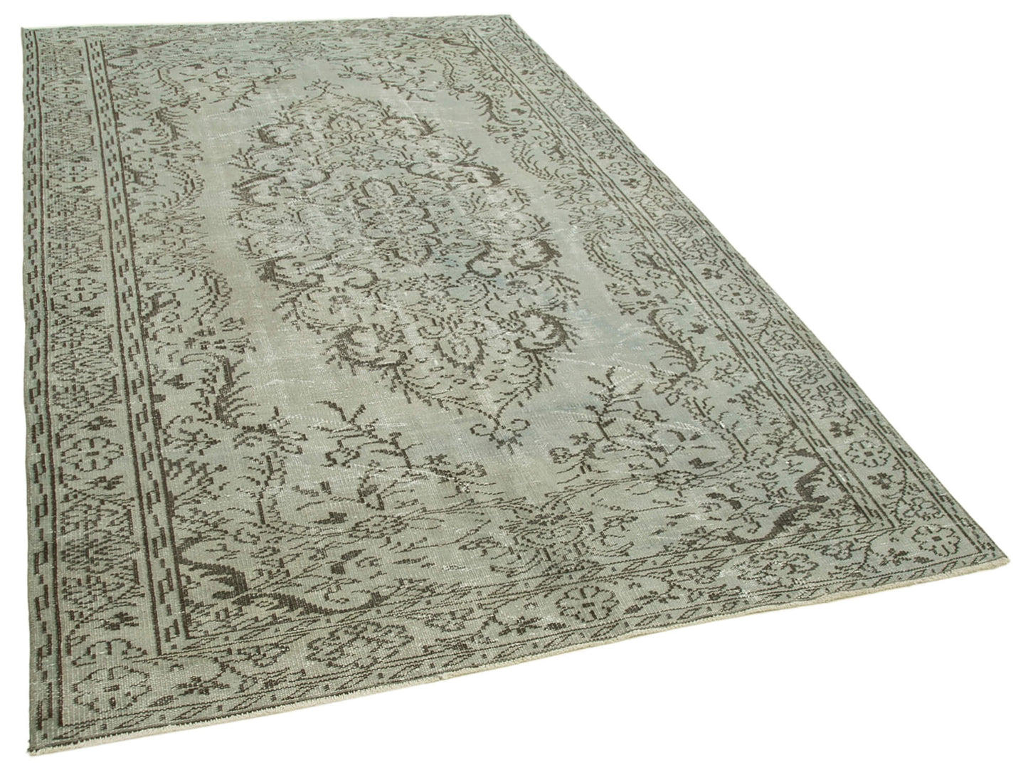 6x9 Grey Overdyed Rug - 23781