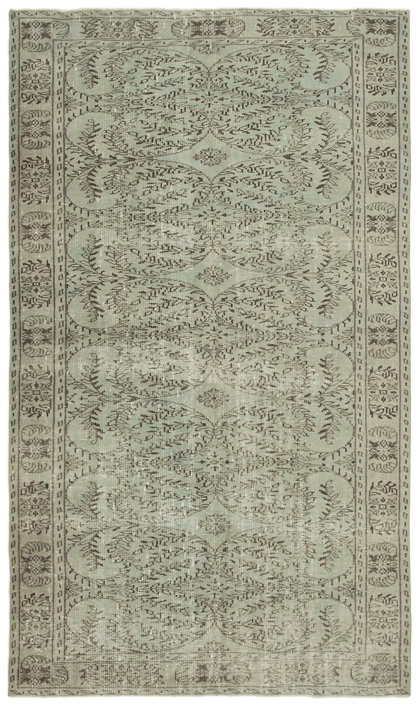6x9 Grey Overdyed Rug - 23786