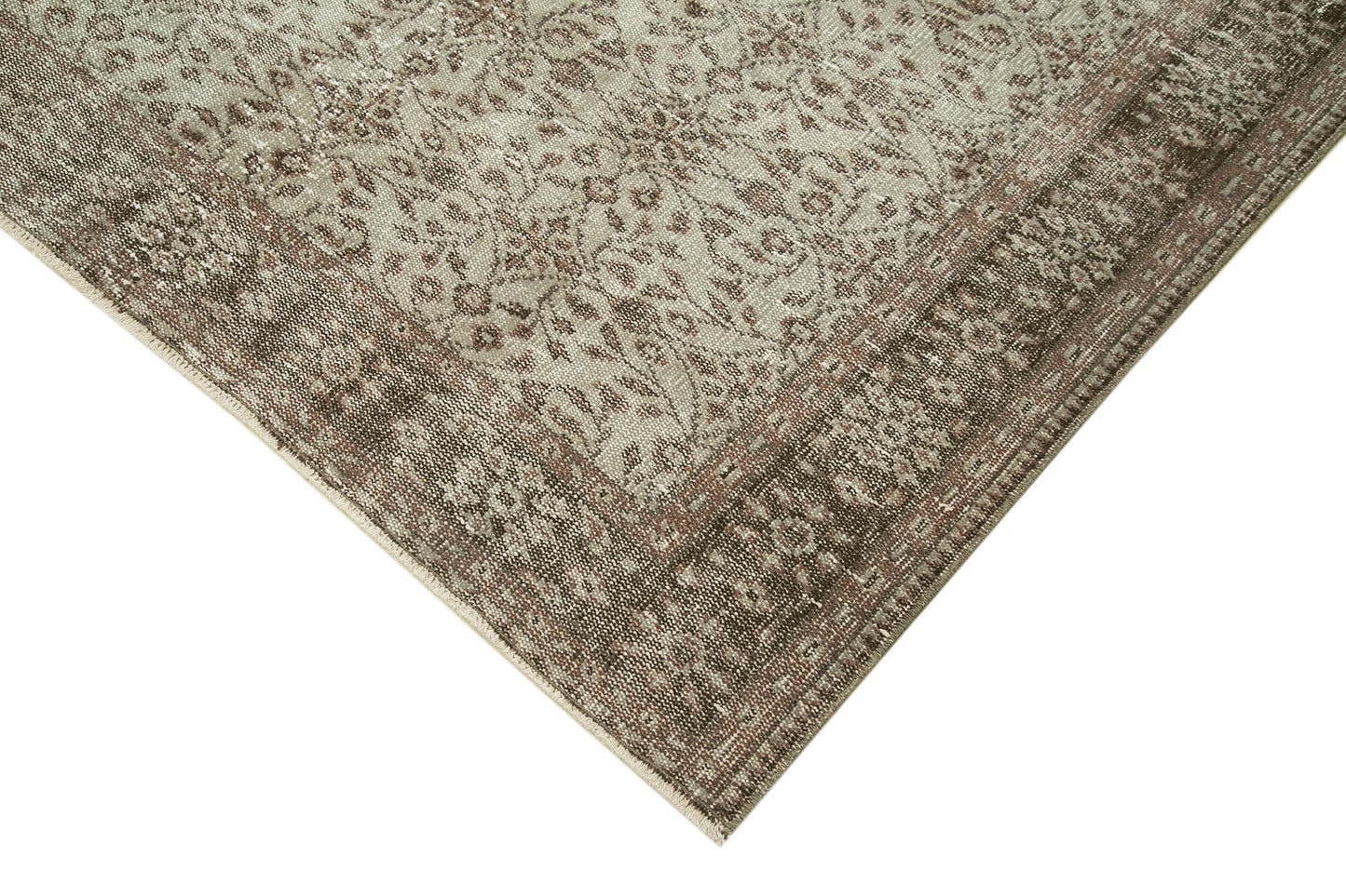 5x9 Grey Overdyed Rug - 23793