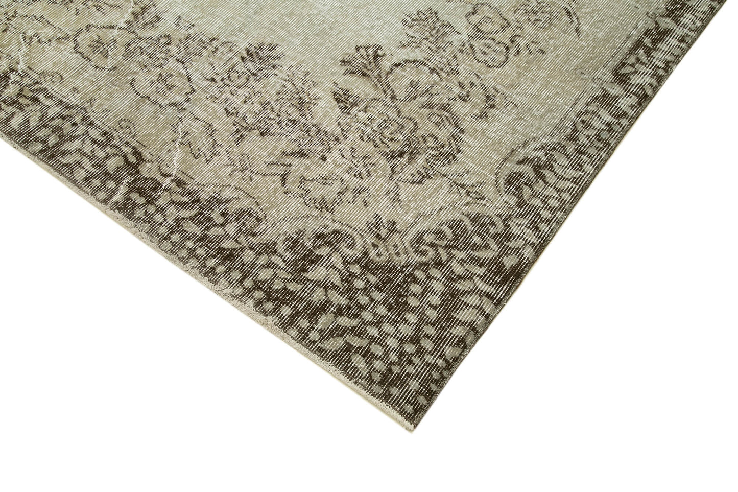 5x9 Grey Overdyed Rug - 23822