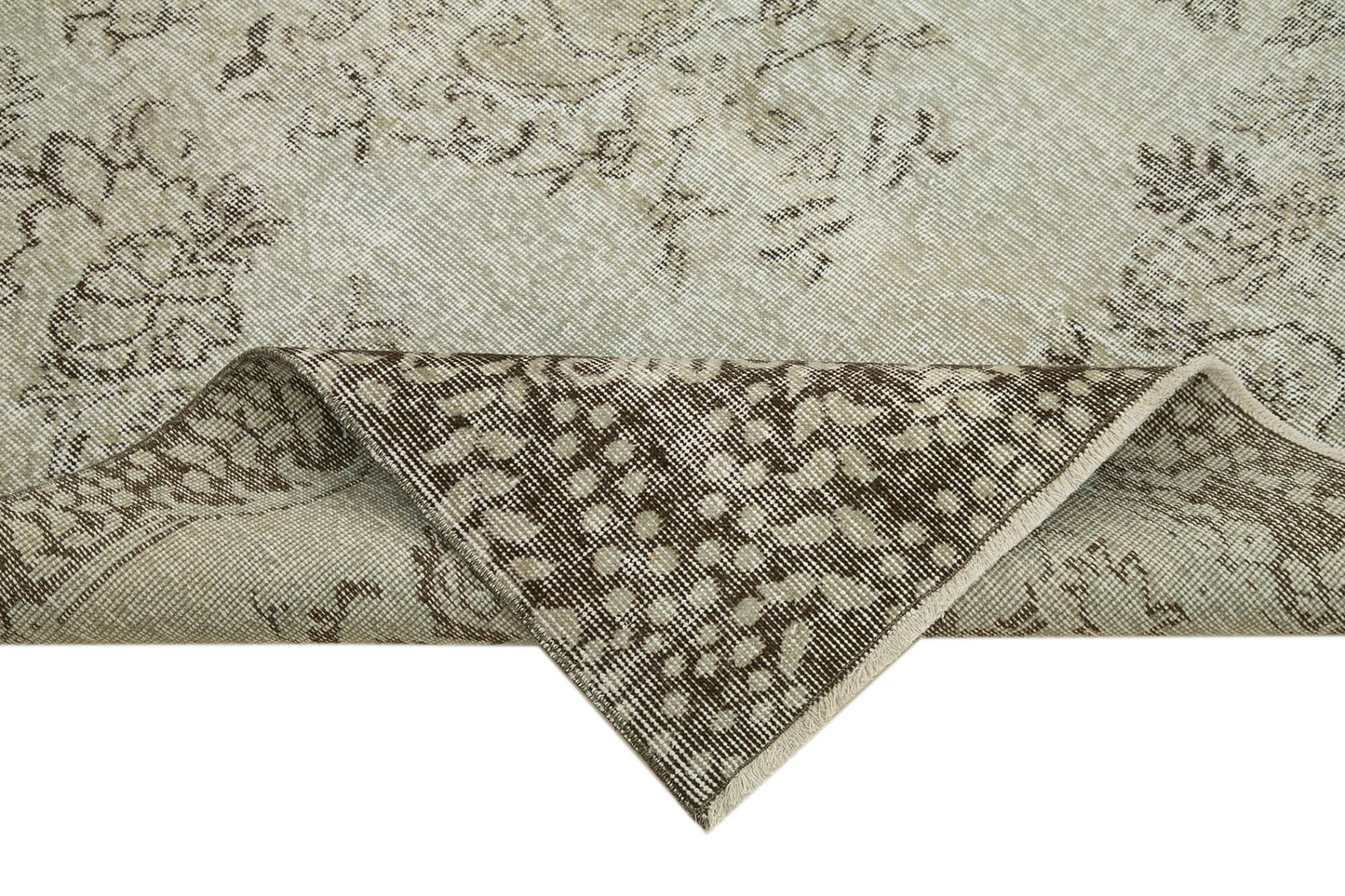 5x9 Grey Overdyed Rug - 23822