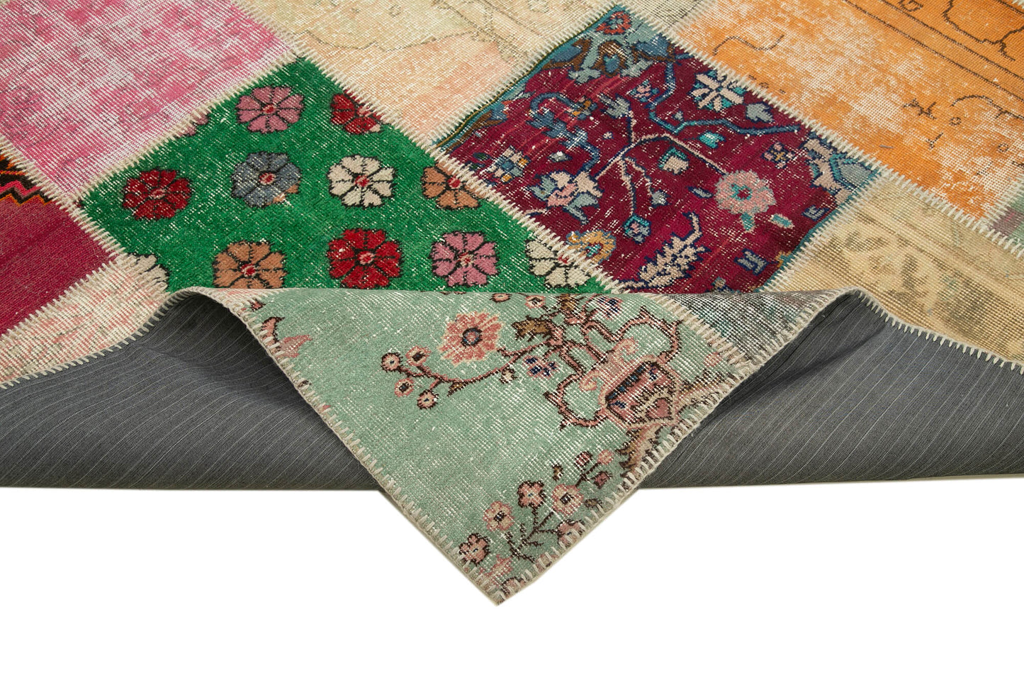 6x10 Multicolor Patchwork Rug - 24058