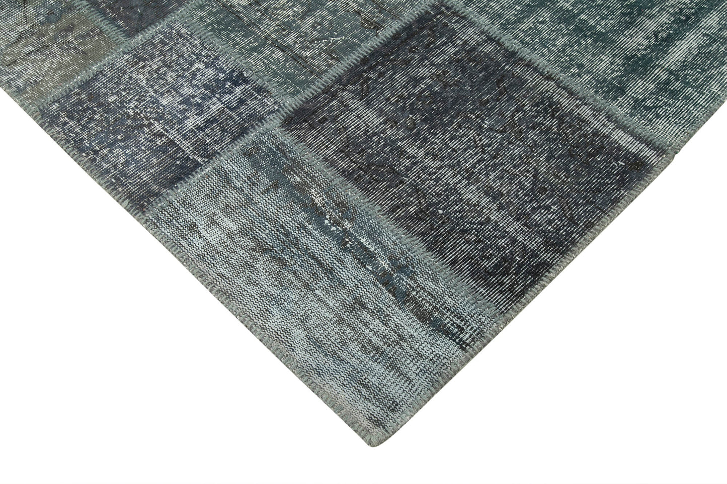 7x10 Grey Patchwork Rug - 24066