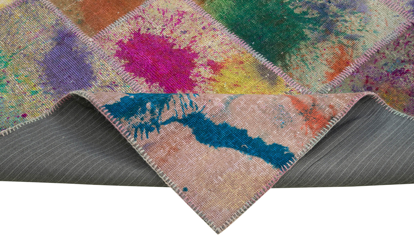 7x10 Multicolor Patchwork Rug - 24069
