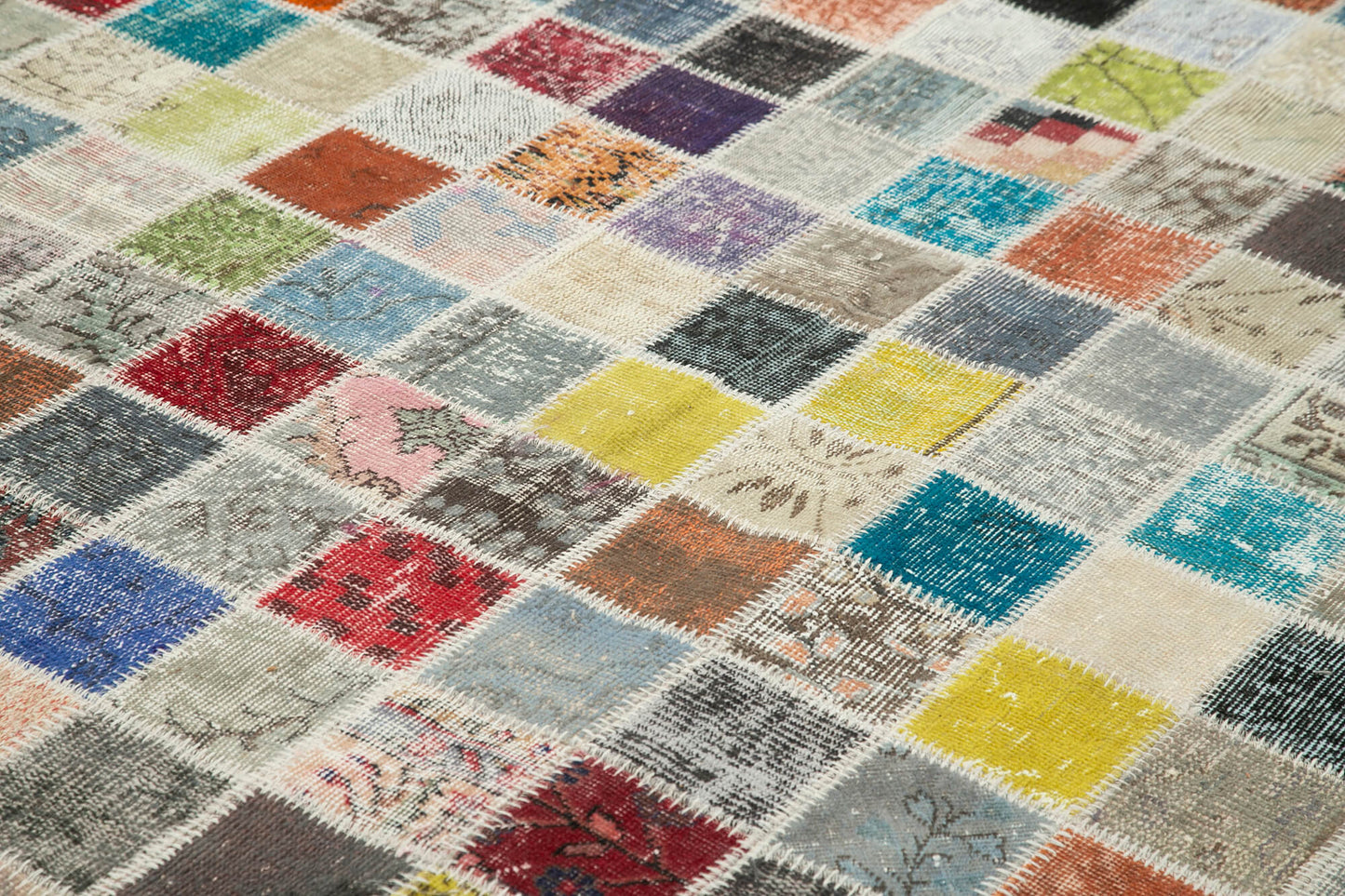 10x13 Multicolor Patchwork Rug - 24089