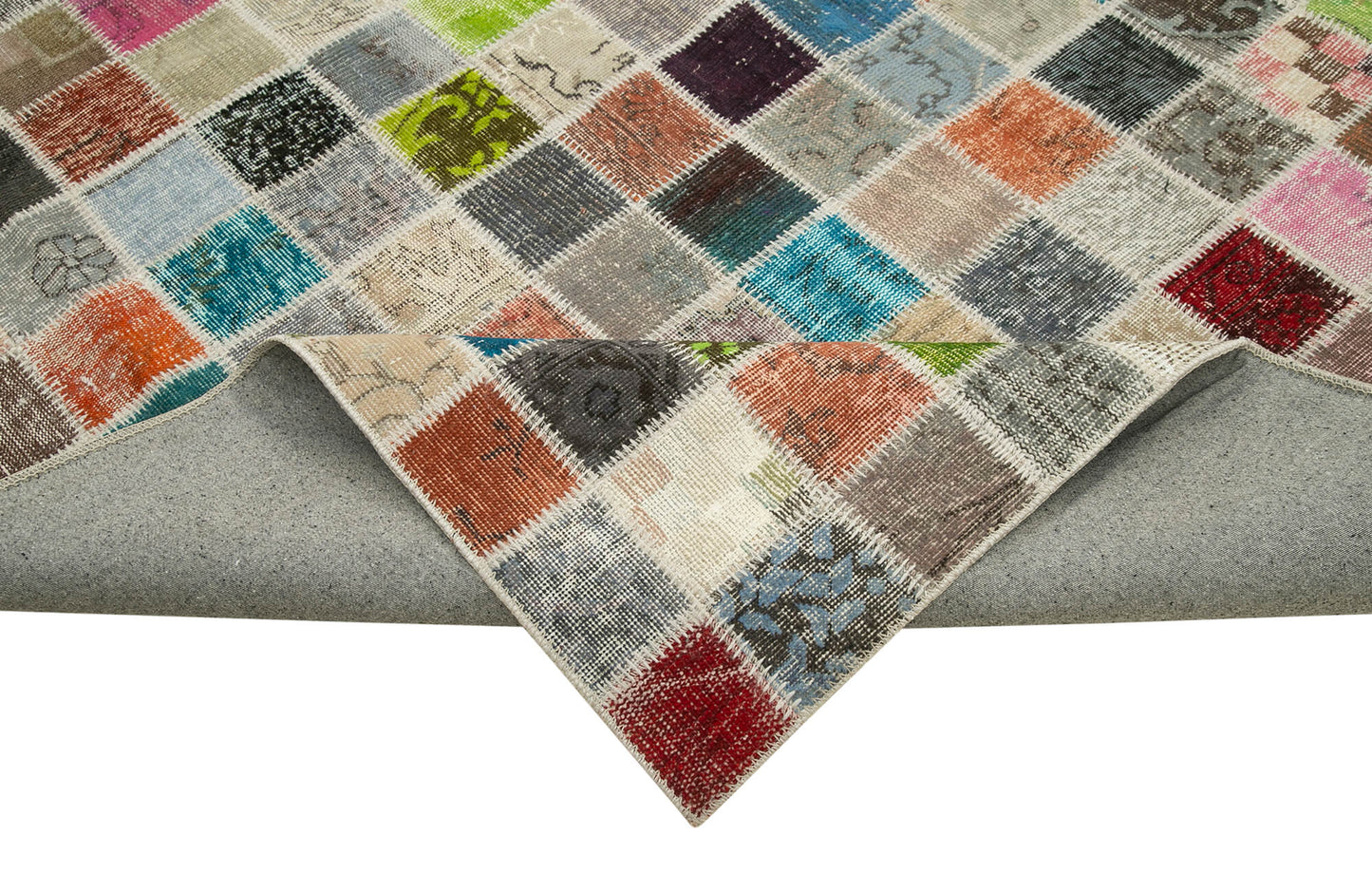 10x13 Multicolor Patchwork Rug - 24089
