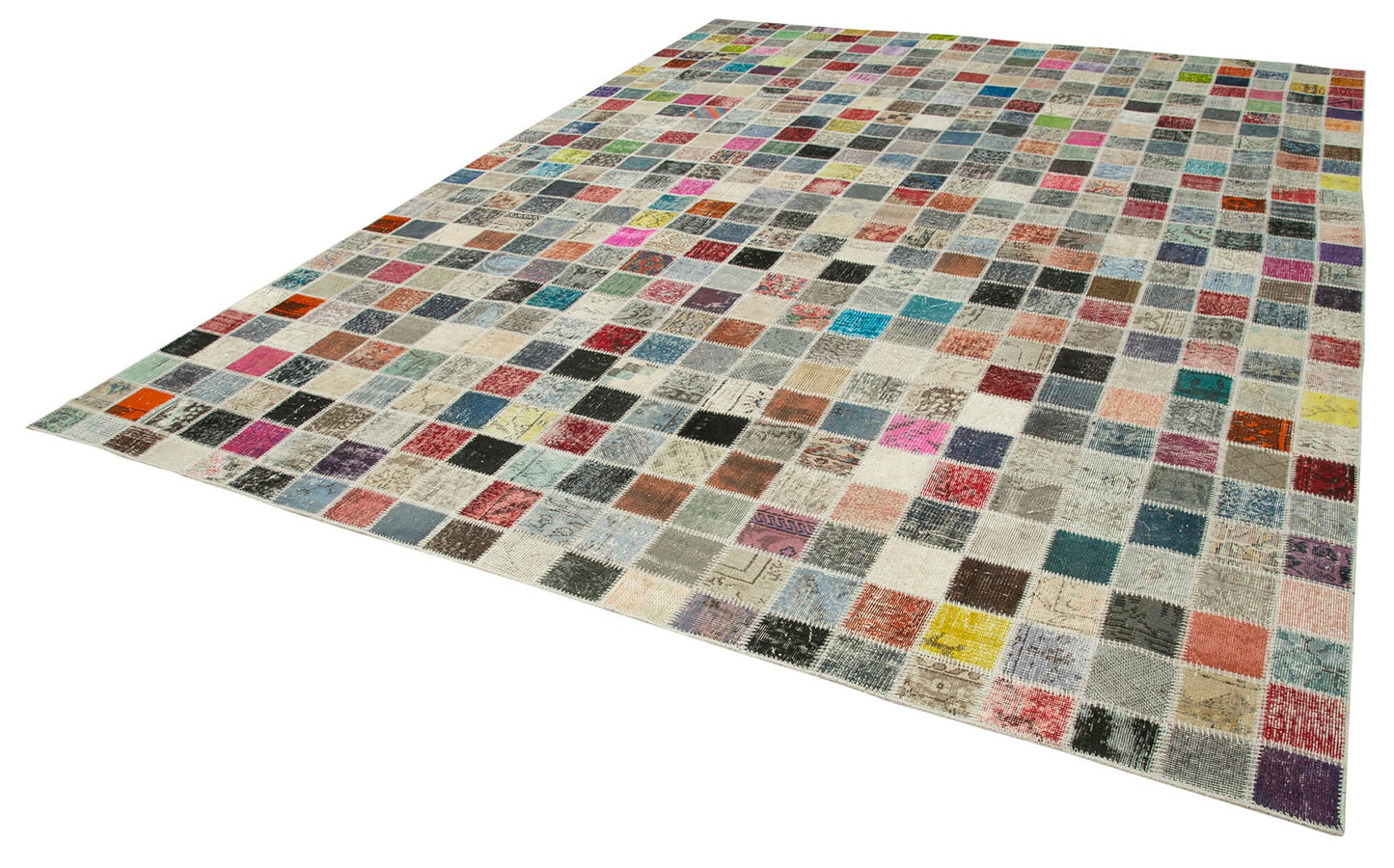 10x13 Multicolor Patchwork Rug - 24097