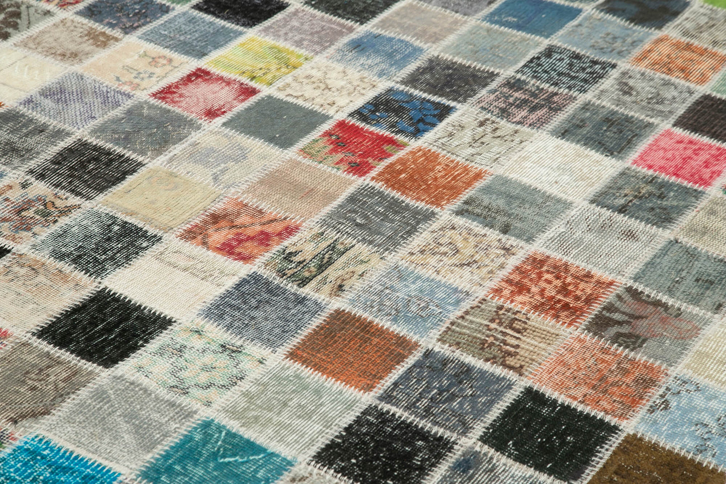 10x13 Multicolor Patchwork Rug - 24097