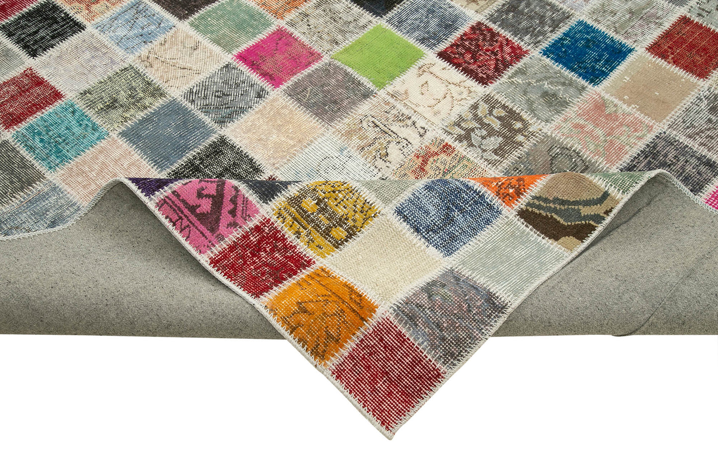 10x13 Multicolor Patchwork Rug - 24097