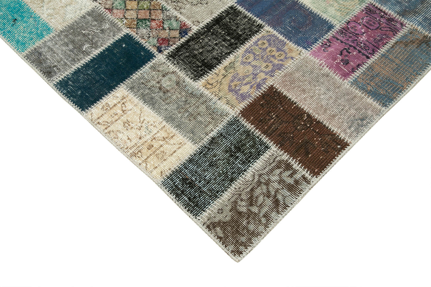 10x13 Multicolor Patchwork Rug - 24105