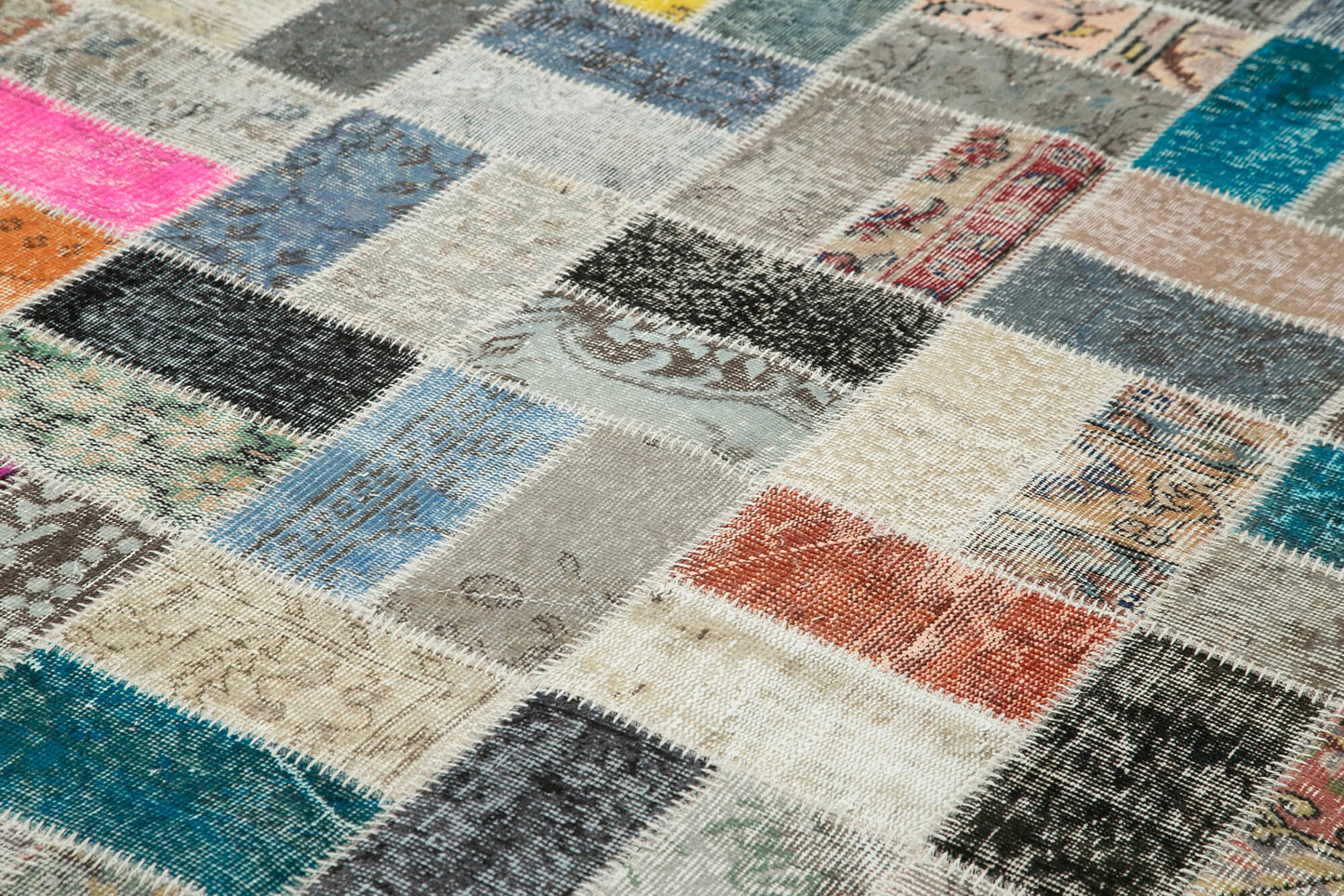 10x13 Multicolor Patchwork Rug - 24105