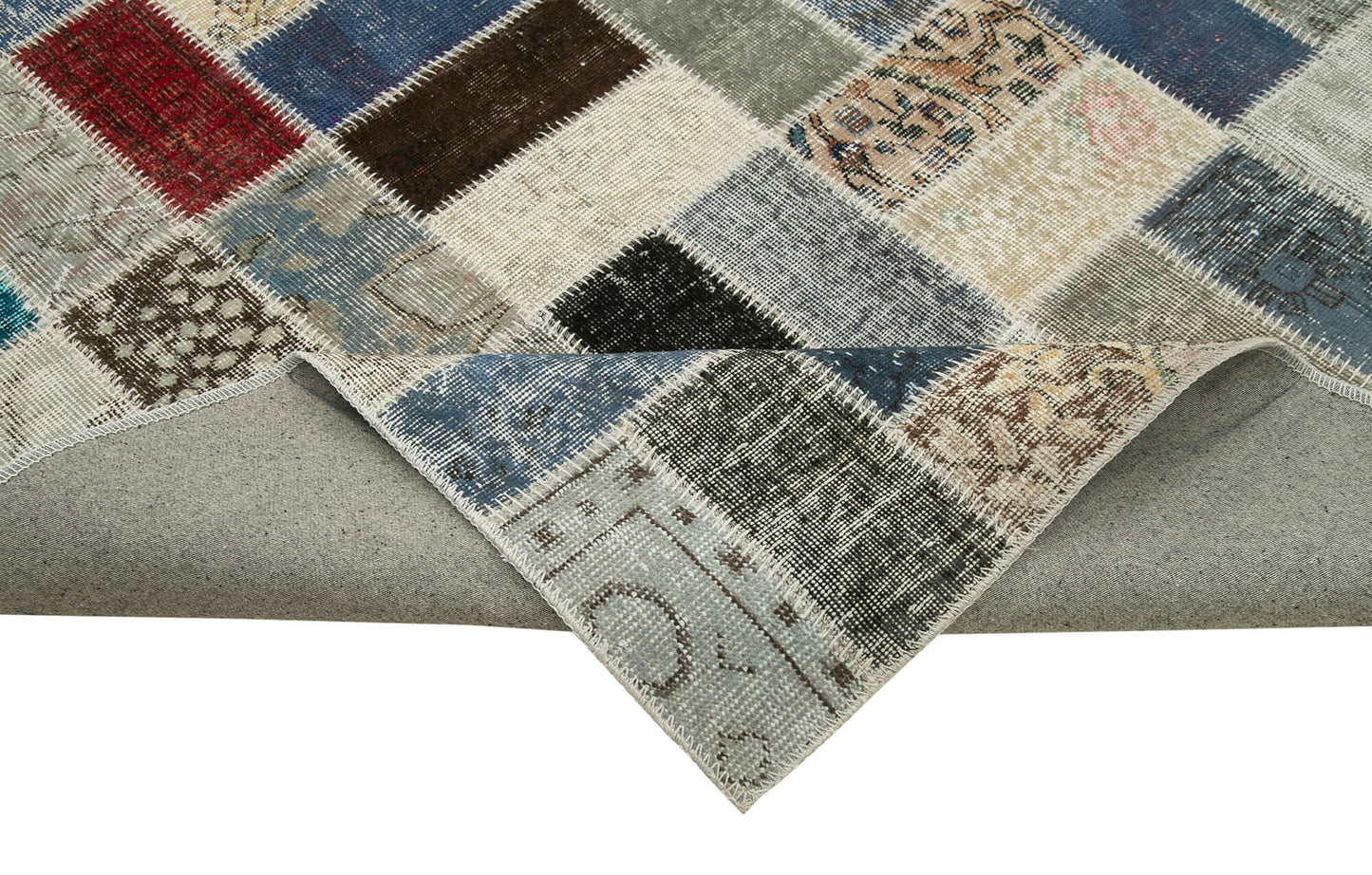 10x13 Multicolor Patchwork Rug - 24105