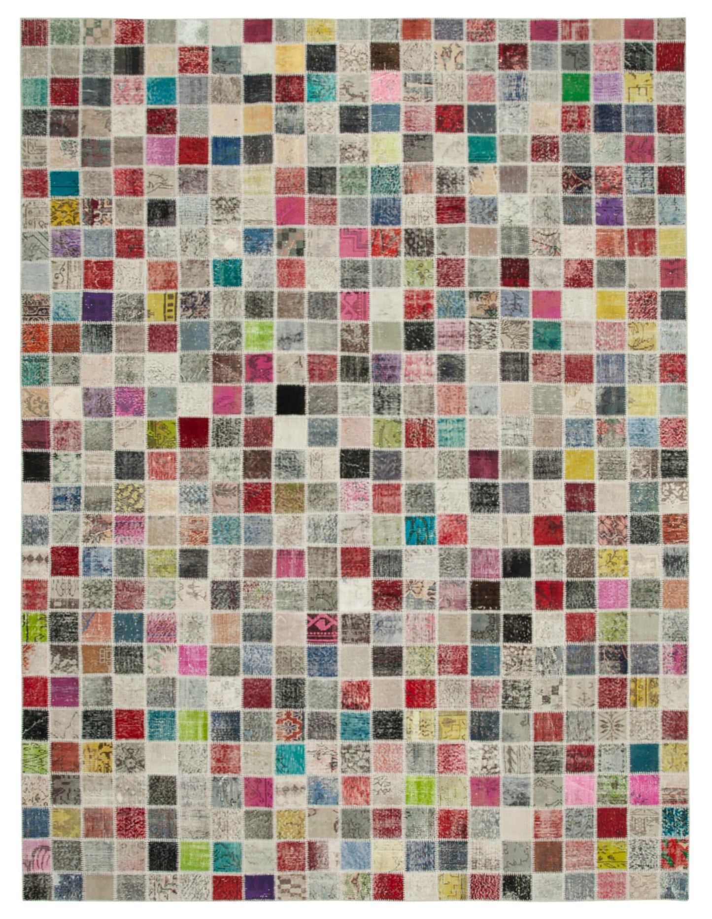 10x13 Multicolor Patchwork Rug - 24131