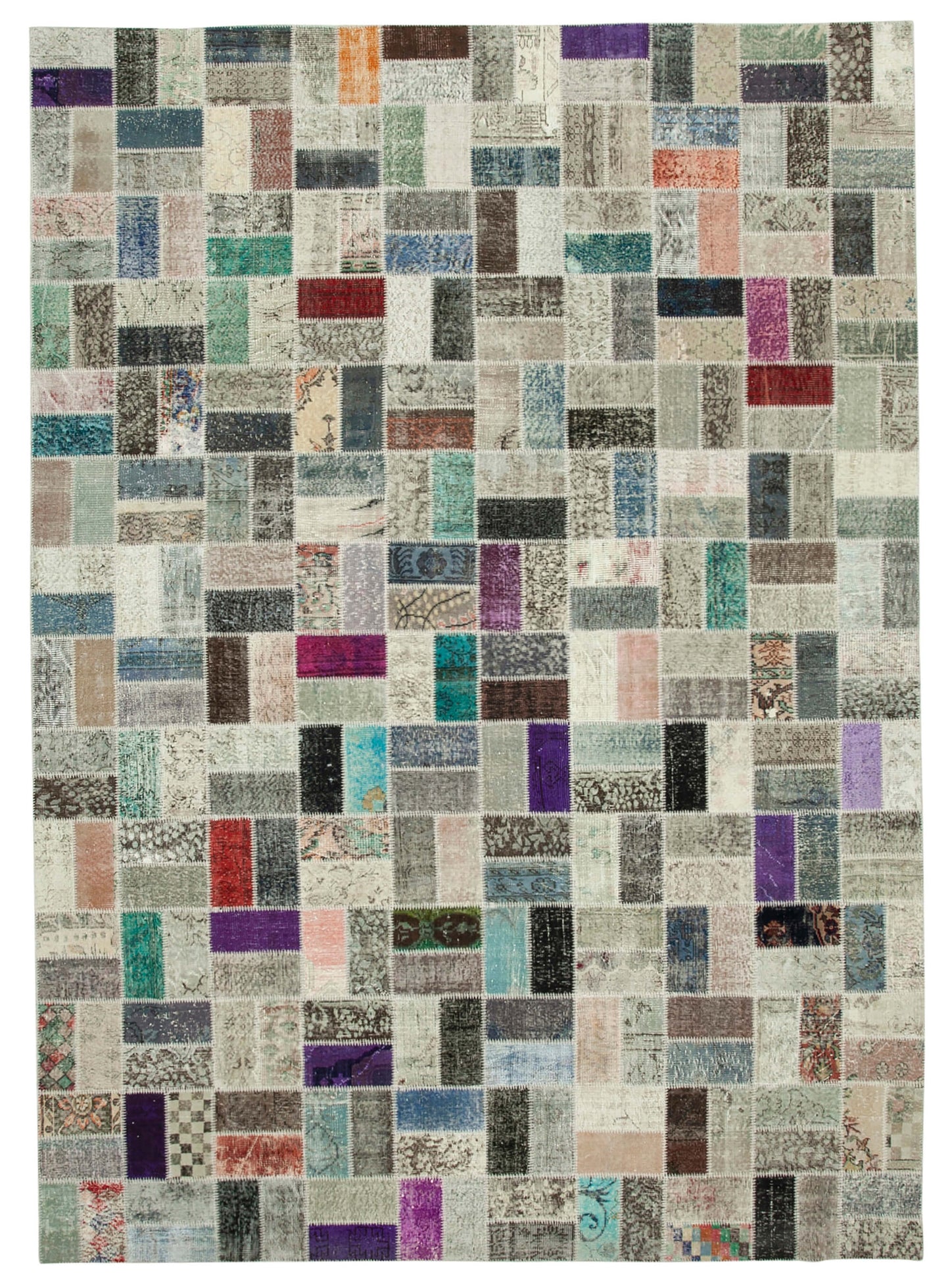 10x14 Multicolor Patchwork Rug - 24160