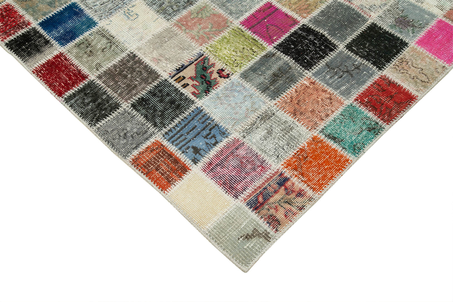 10x13 Multicolor Patchwork Rug - 24167