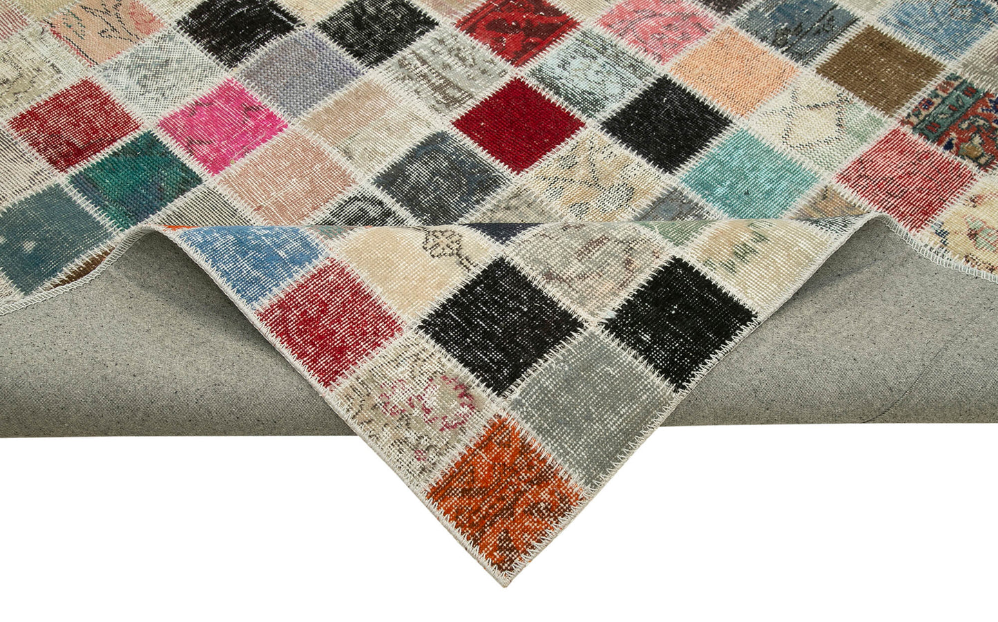 10x13 Multicolor Patchwork Rug - 24167