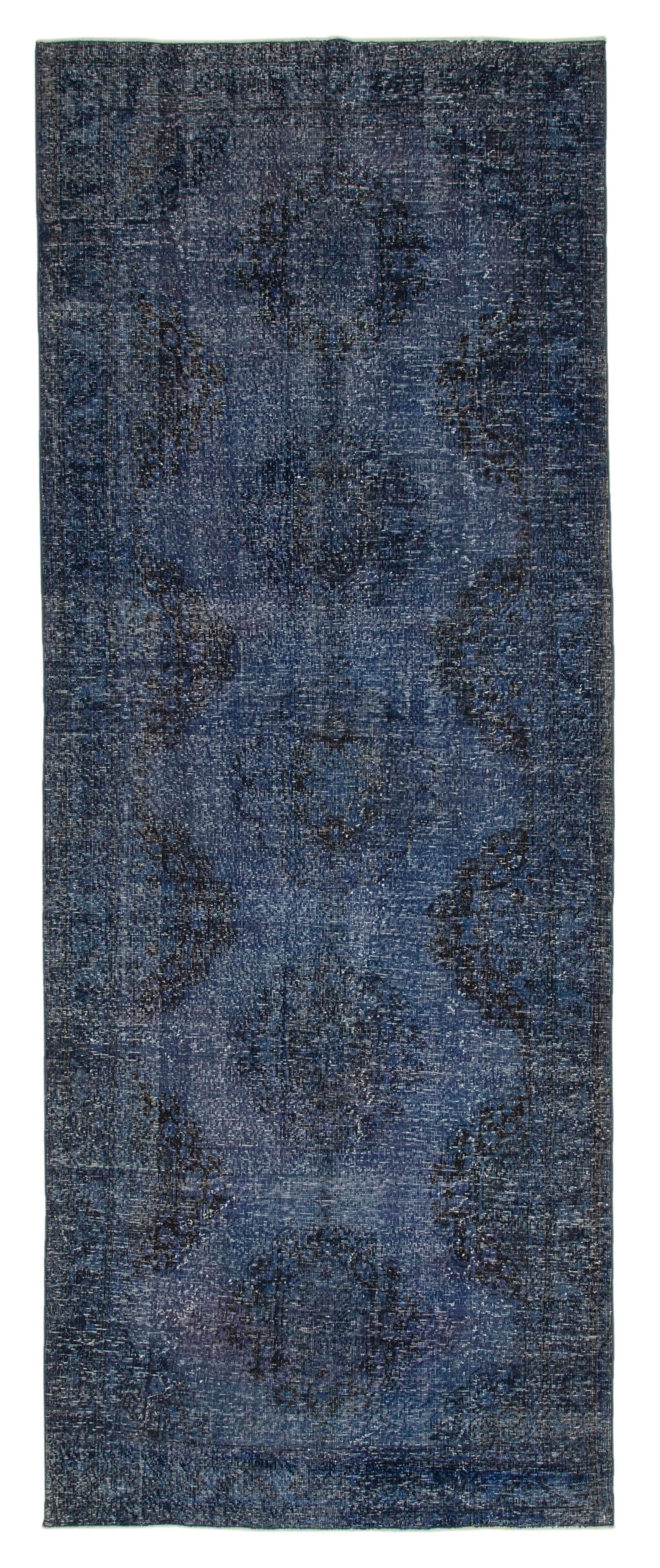 5x13 Purple Turkish Over Dyed Runner Rug - 24173