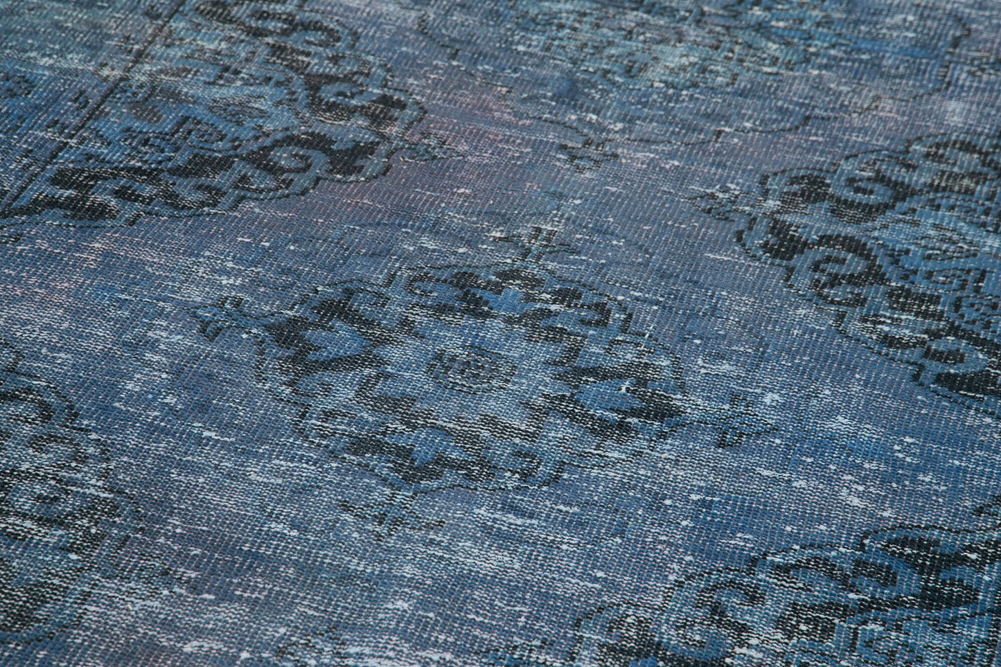 5x12 Blue Turkish Over Dyed Runner Rug - 24175