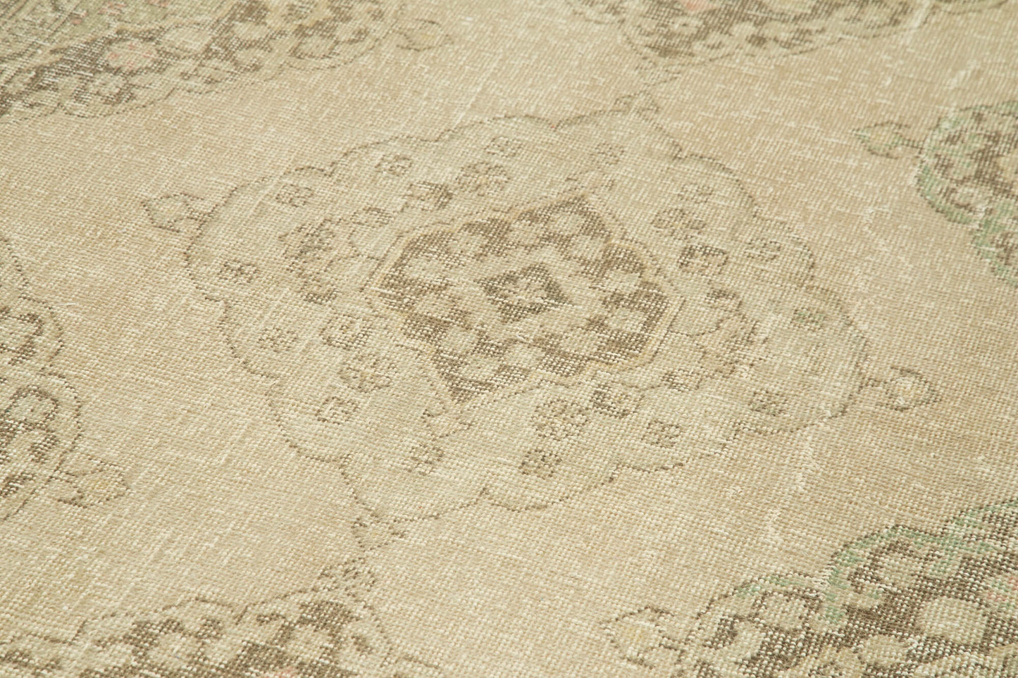 5x12 Beige Turkish Vintage Runner Rug - 24192