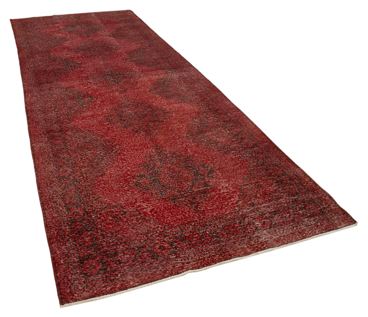 5x12 Red Turkish Over Dyed Runner Rug - 24193