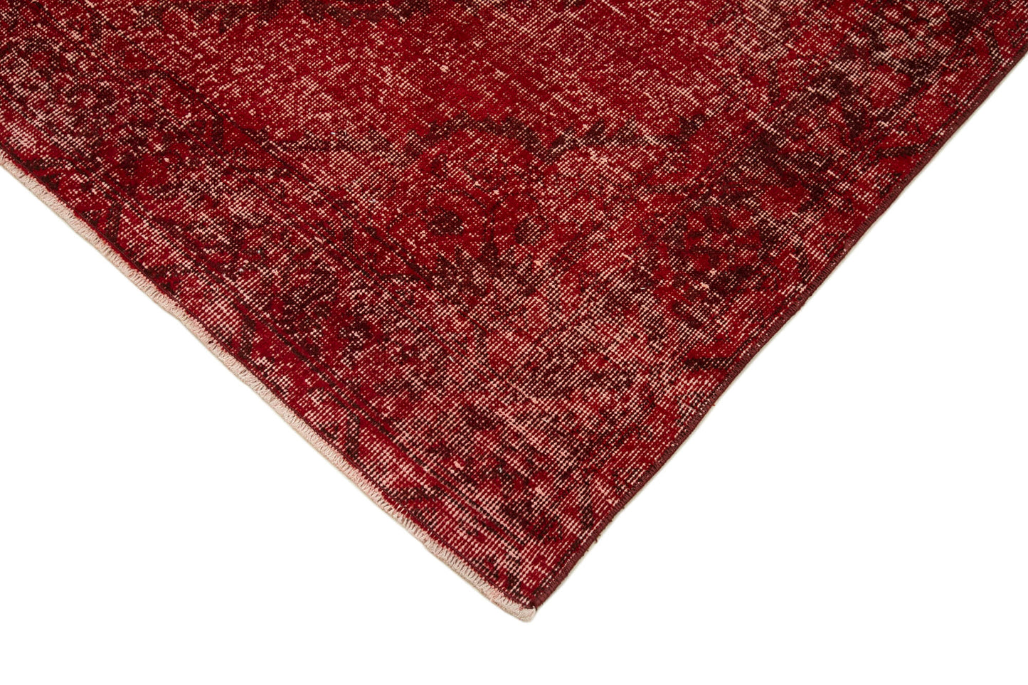 5x13 Red Turkish Over Dyed Runner Rug - 24195