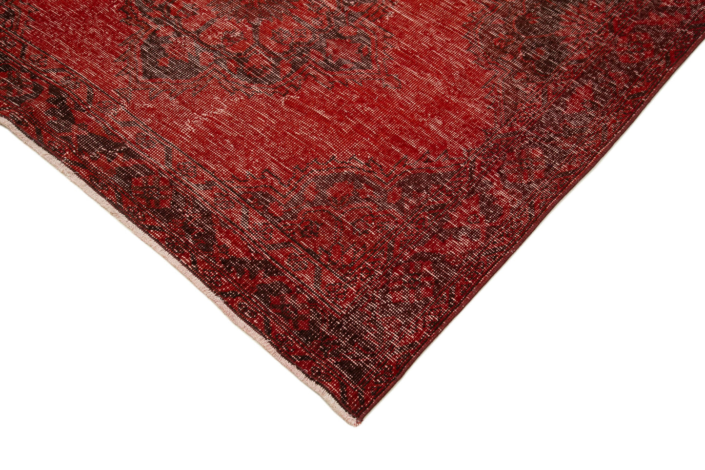 5x13 Red Turkish Over Dyed Runner Rug - 24196