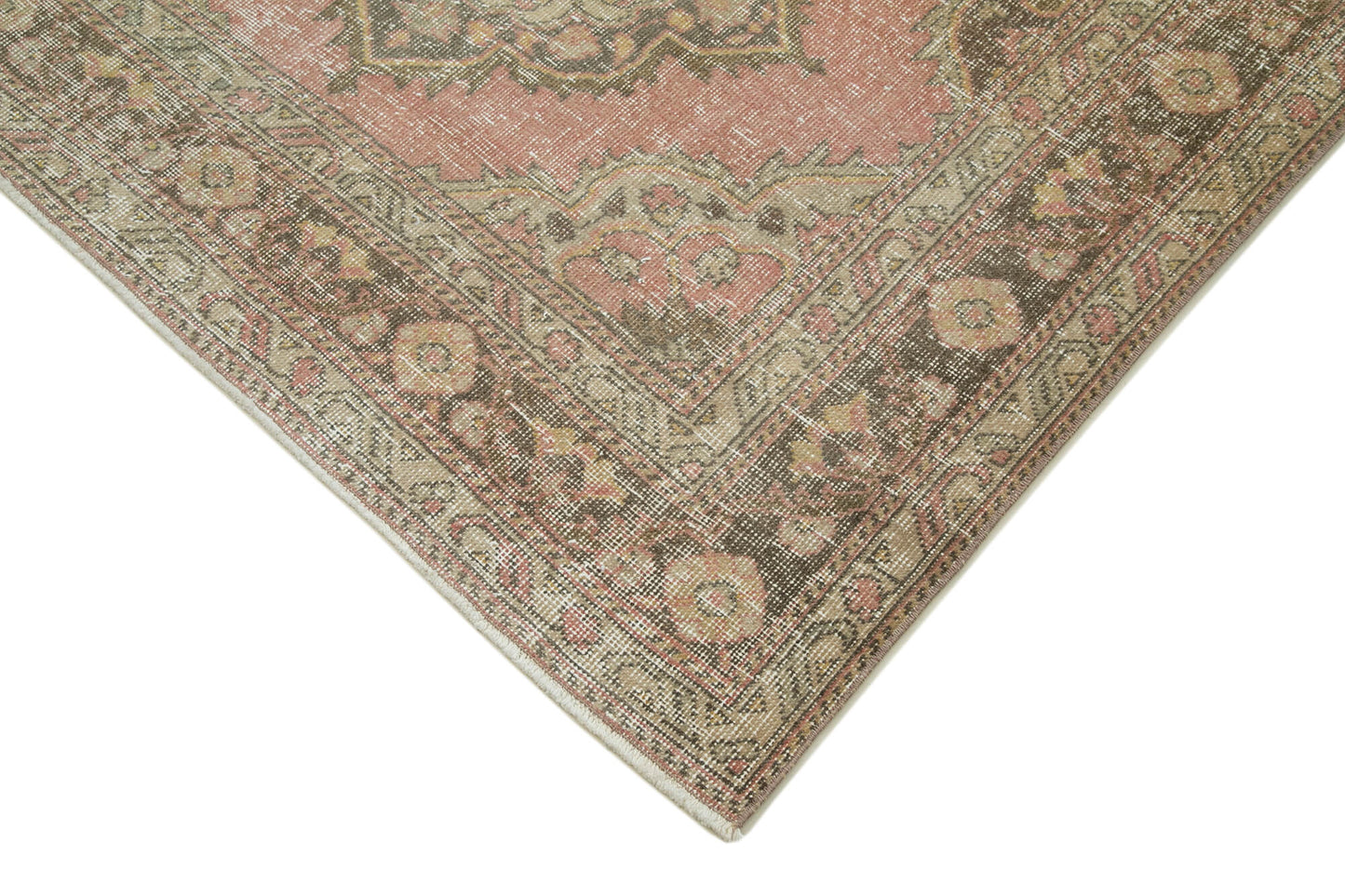 5x13 Beige Turkish Vintage Runner Rug - 24203