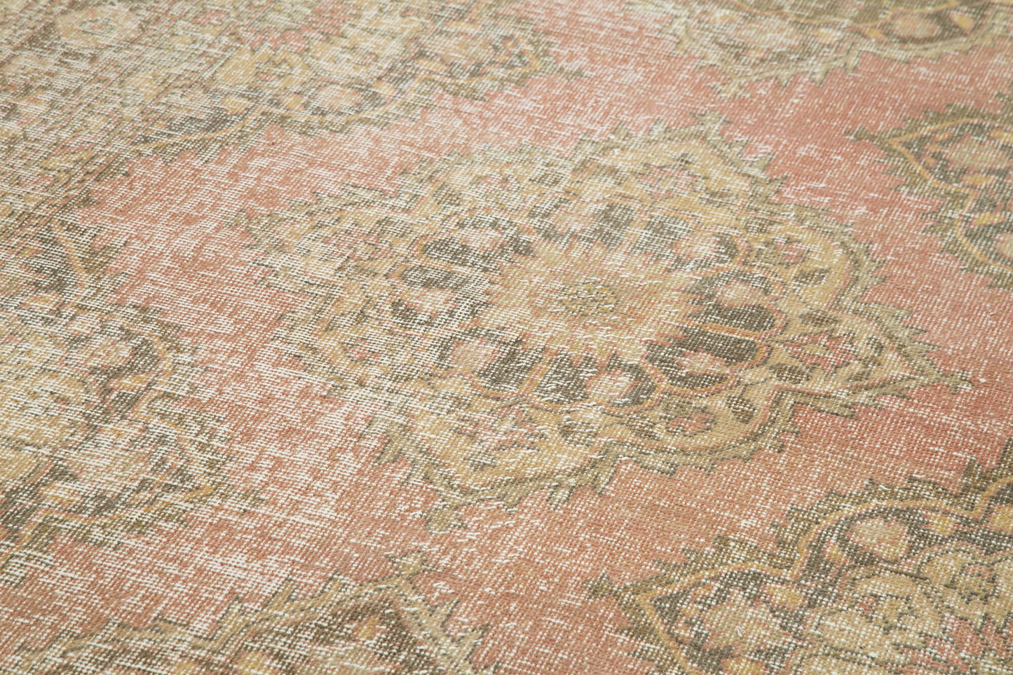 5x13 Beige Turkish Vintage Runner Rug - 24203