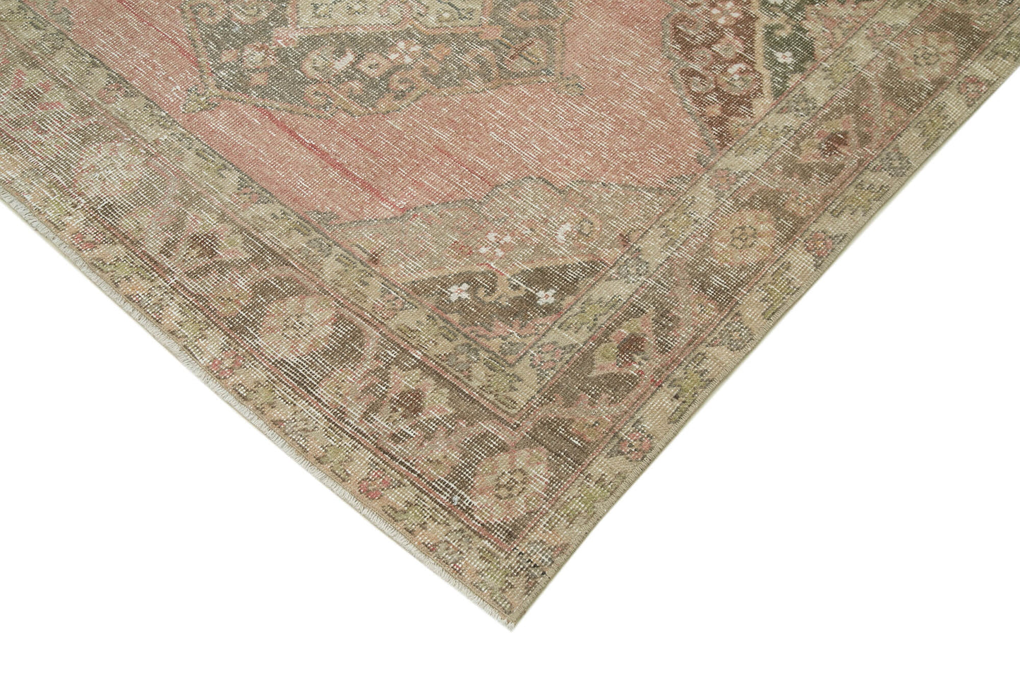 5x12 Beige Turkish Vintage Runner Rug - 24204