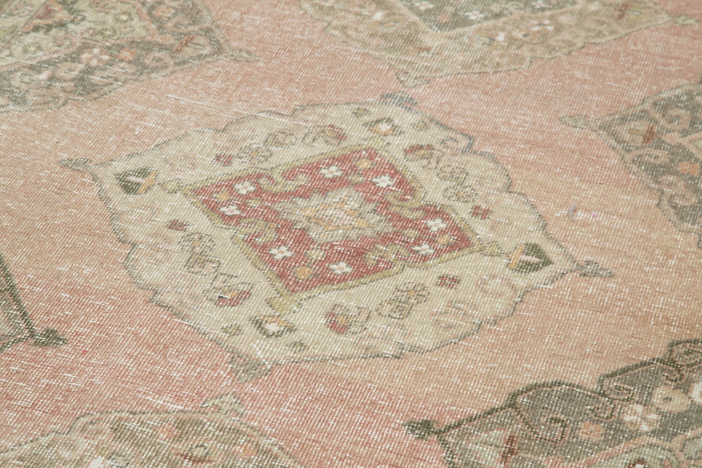 5x12 Beige Turkish Vintage Runner Rug - 24204