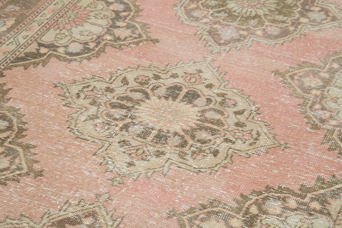 5x13 Beige Turkish Vintage Runner Rug - 24206