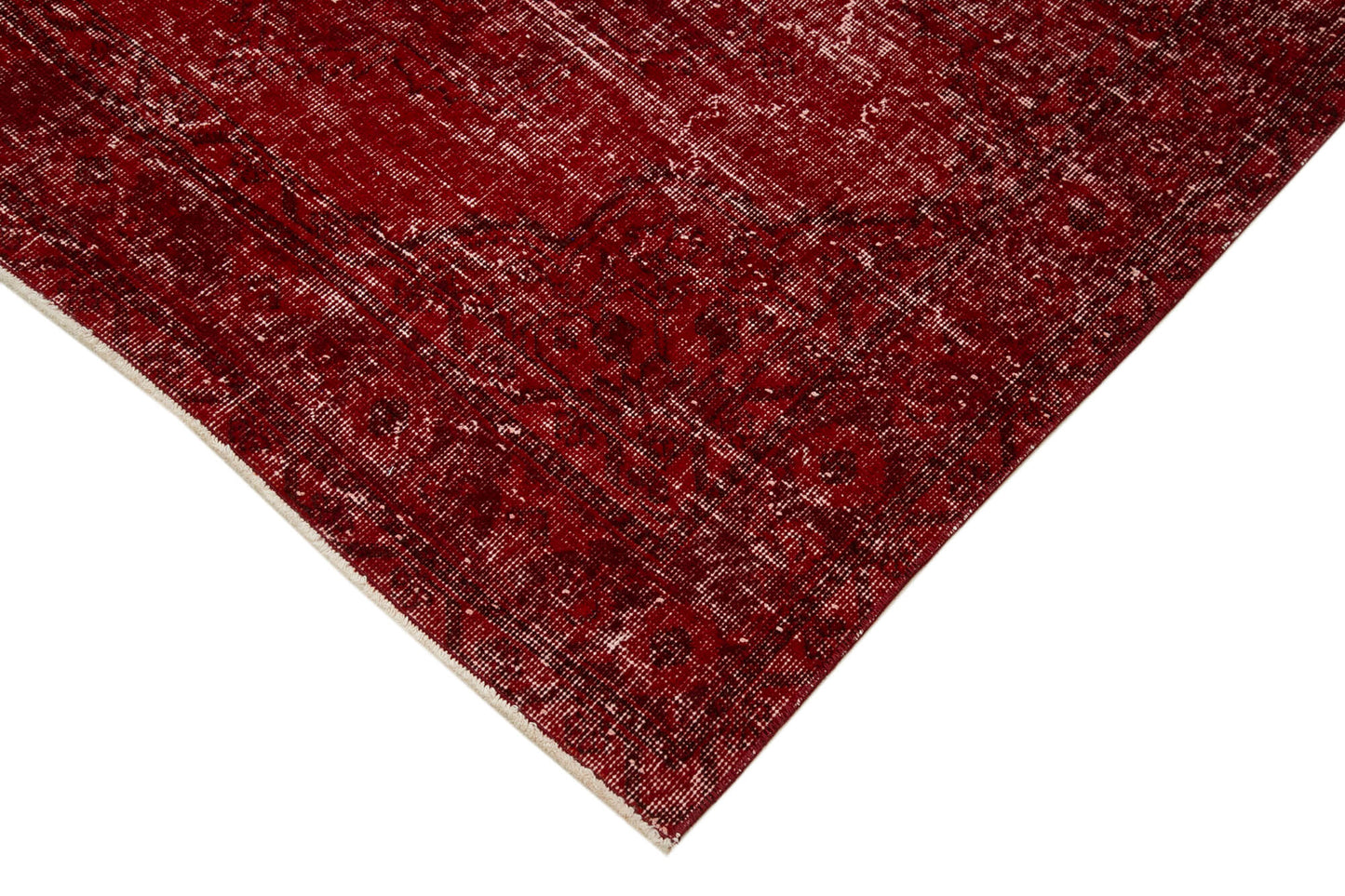5x13 Red Turkish Over Dyed Runner Rug - 24209
