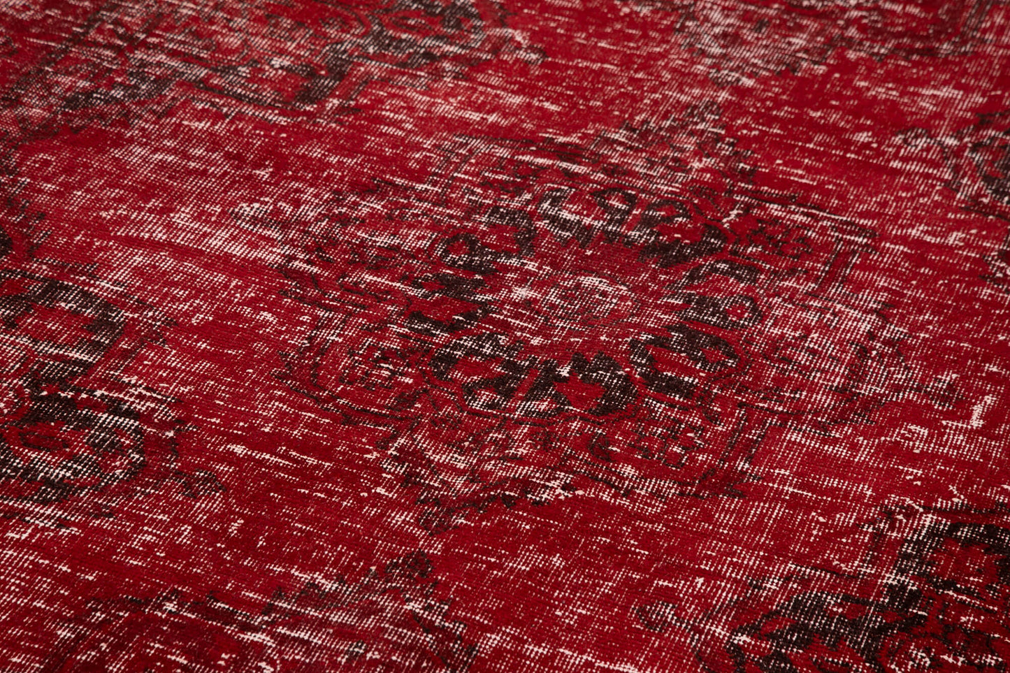 5x13 Red Turkish Over Dyed Runner Rug - 24209