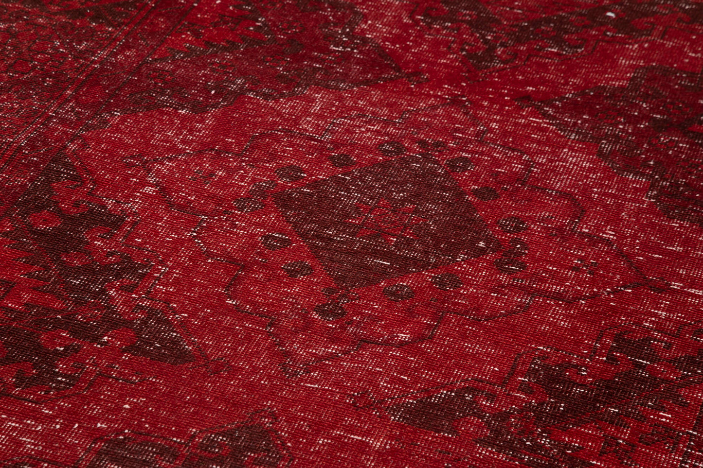 5x13 Red Turkish Over Dyed Runner Rug - 24210