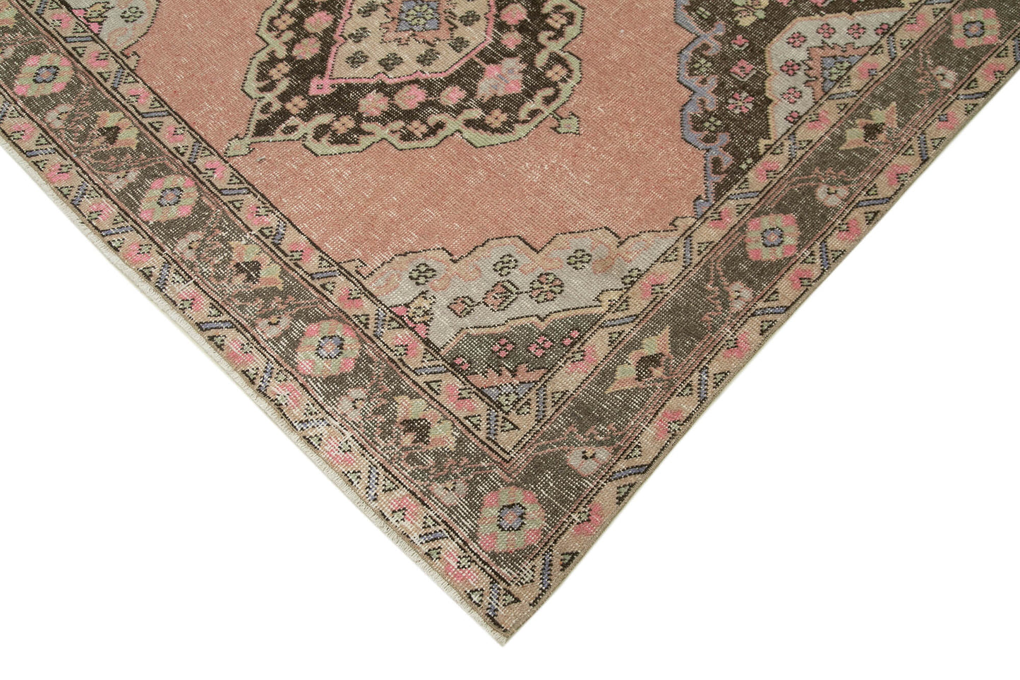 5x13 Beige Turkish Vintage Runner Rug - 24211