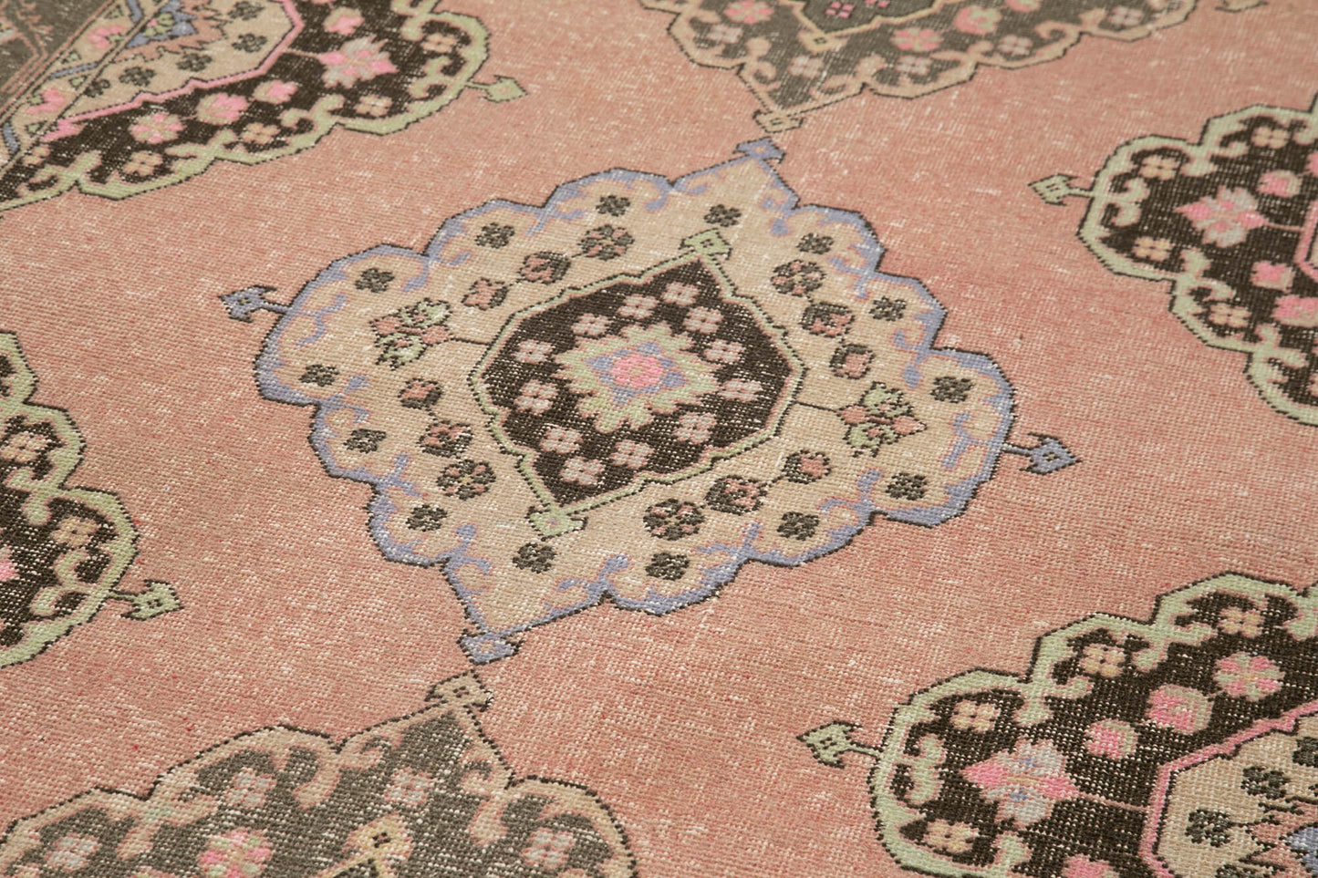 5x13 Beige Turkish Vintage Runner Rug - 24211