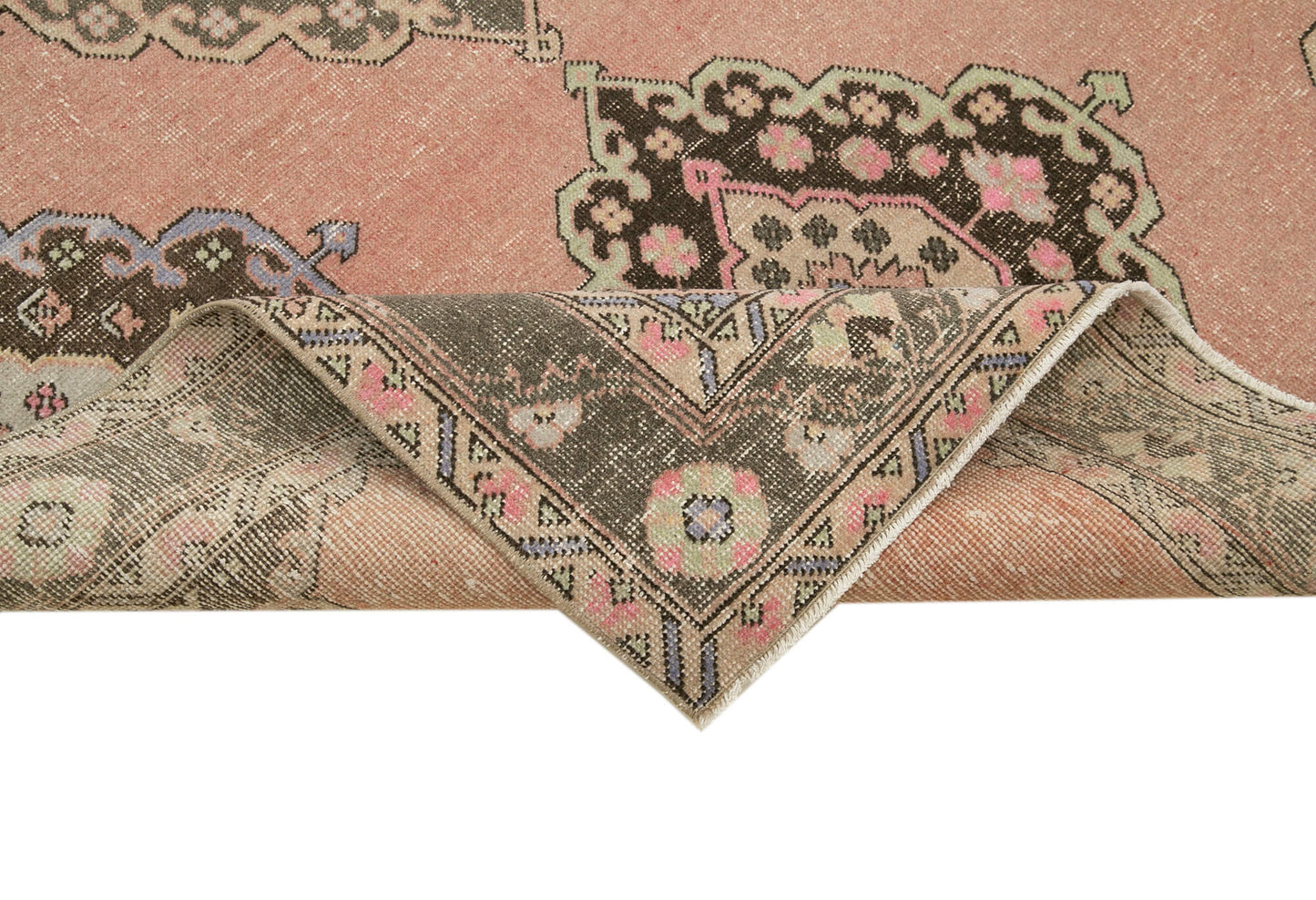 5x13 Beige Turkish Vintage Runner Rug - 24211