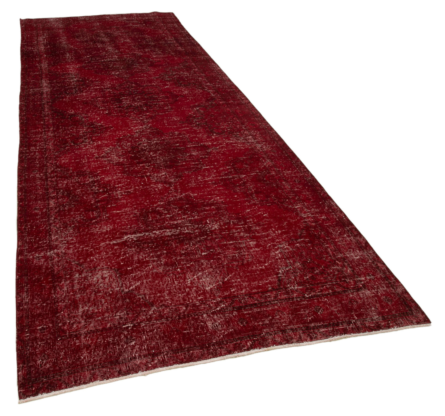 5x12 Red Turkish Over Dyed Runner Rug - 24213