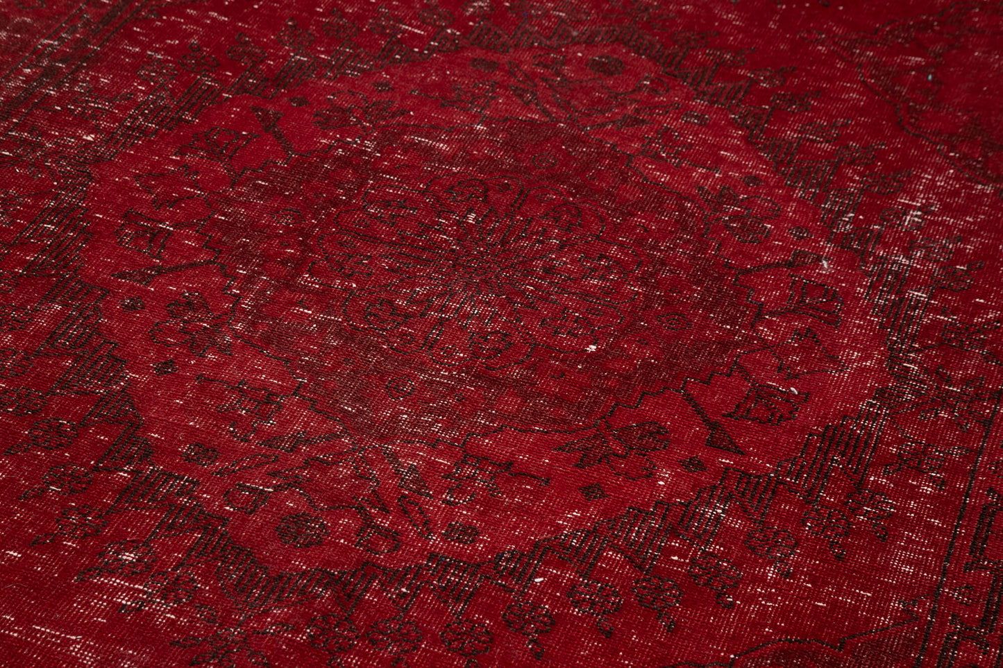 5x13 Red Turkish Over Dyed Runner Rug - 24215