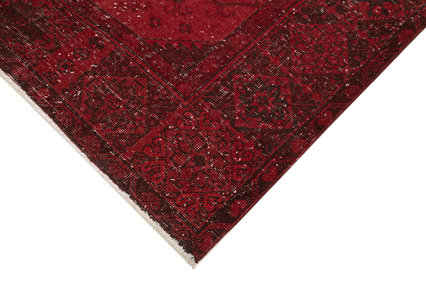 5x13 Red Turkish Over Dyed Runner Rug - 24216