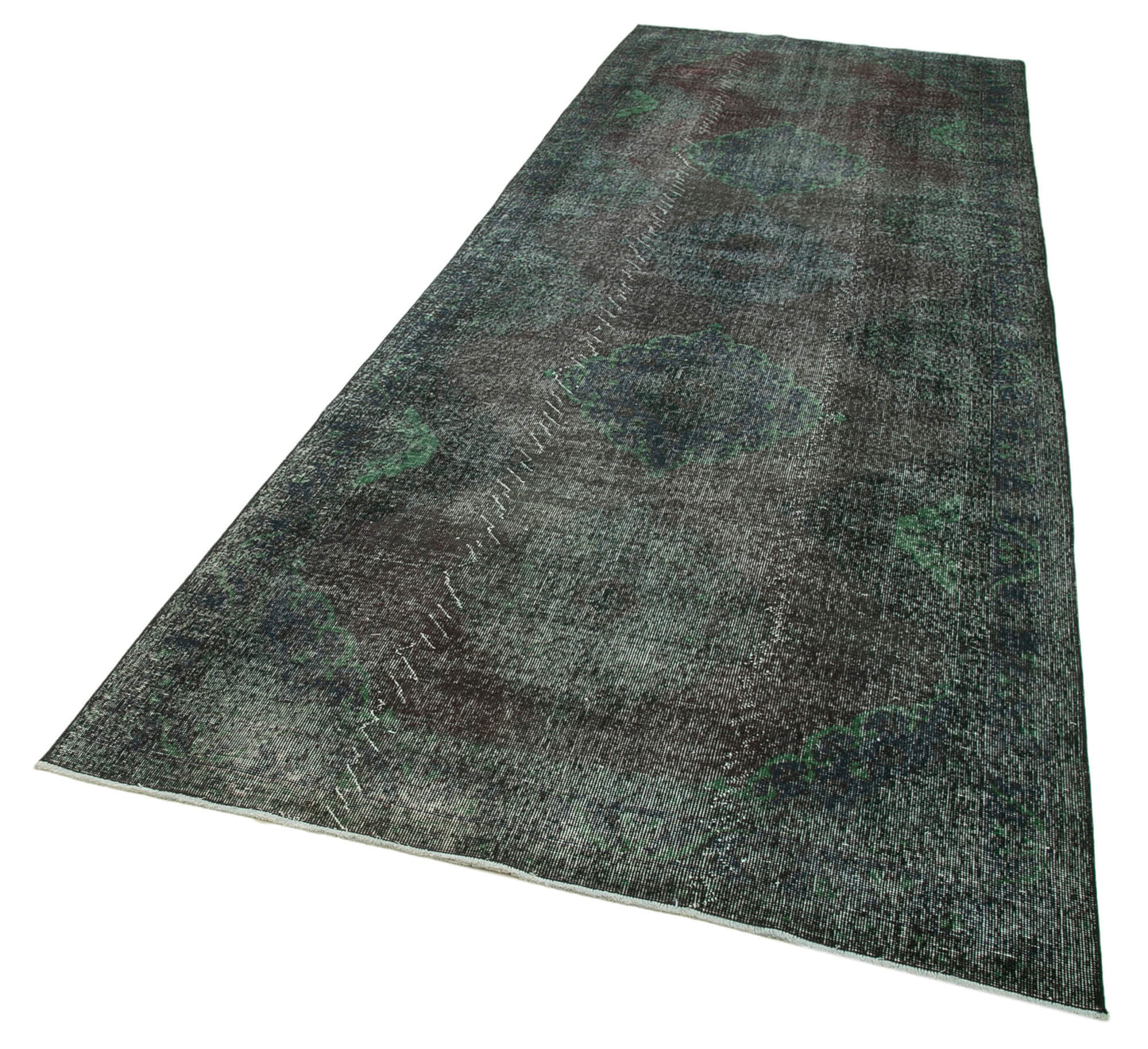 5x13 Black Turkish Over Dyed Runner Rug - 24221