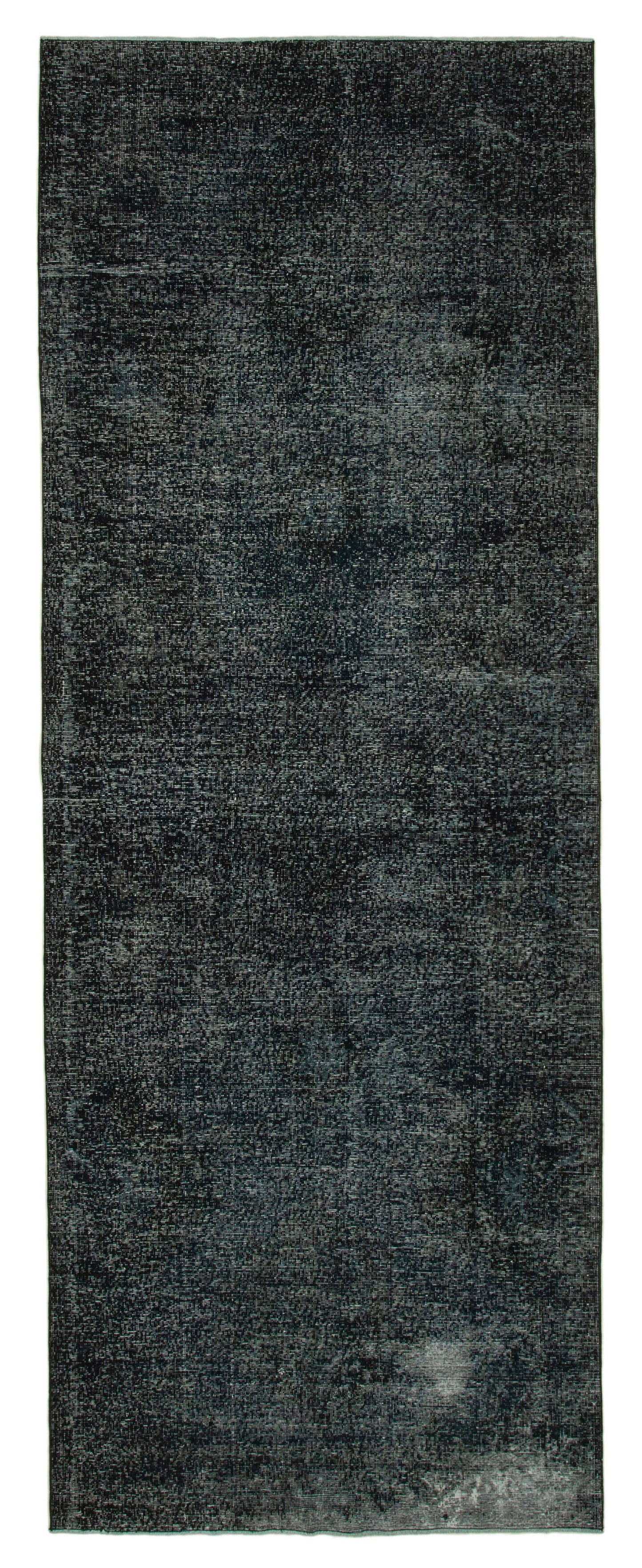 5x13 Black Turkish Over Dyed Runner Rug - 24224